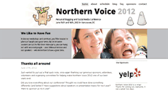 Desktop Screenshot of 2012.northernvoice.ca